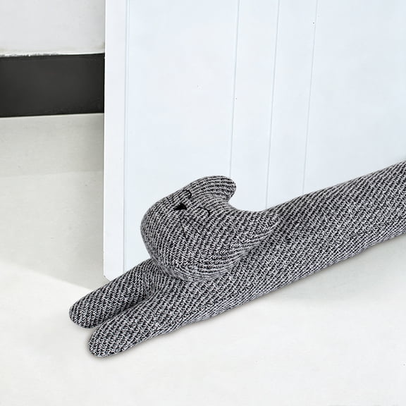 Cat Fabric Under Door Draft Stopper, 3LB Heavy Duty Decorative Soundproof Door Draft Blocker, 36 Inch Animal Energy Saving Draft Guard
