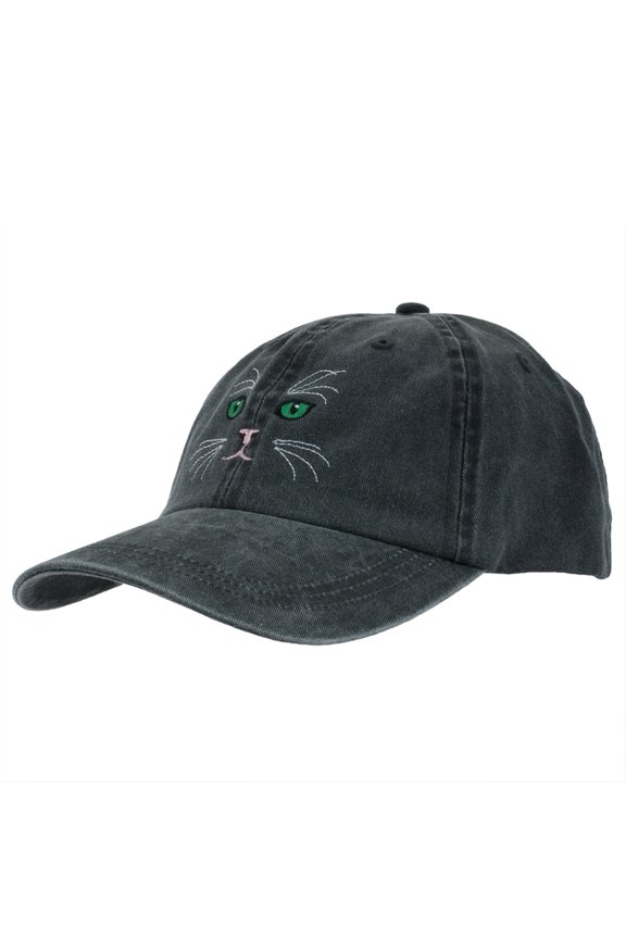 Cat Face Adjustable Baseball Cap