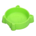 thumbnail image 1 of Cat Face Pet Bowl Anti Slid Solid Color Dog Puppy Kitten Food Water Feeder, 1 of 7