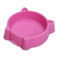 thumbnail image 1 of Cat Face Pet Bowl Anti Slid Solid Color Dog Puppy Kitten Food Water Feeder, 1 of 7