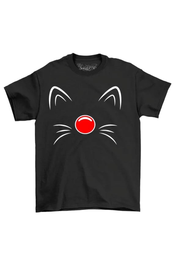 Cat Face Red Nose Funny Face T-Shirt Unisex S-5XL Hot Trending Shirt, Vintage Birthday Gift