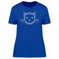 thumbnail image 1 of Cat Face Simple Doodle Tee Women's -Image by Shutterstock, 1 of 1
