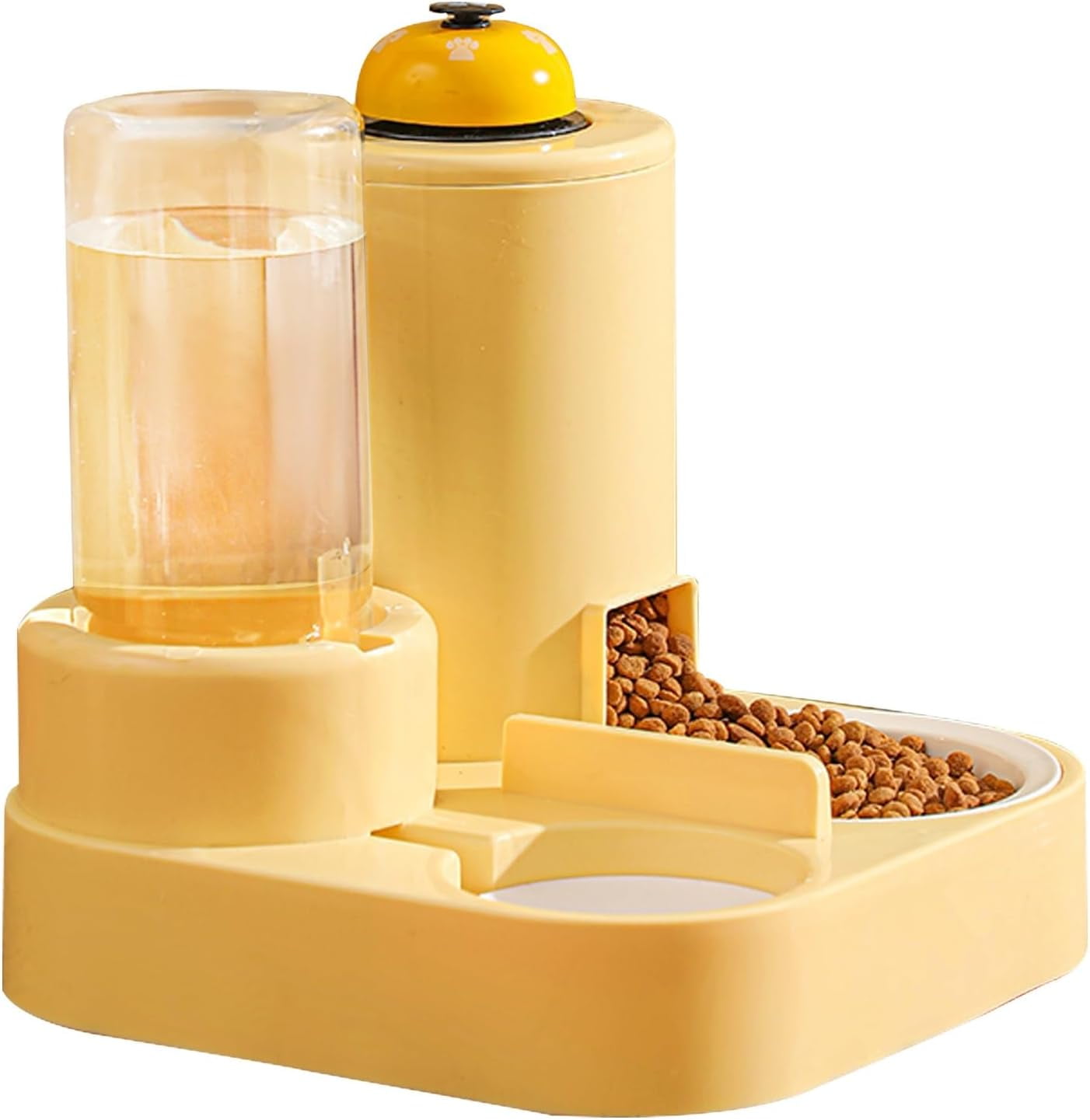 Cat Feeder Automatic, Pet Feeder and Water Dispenser Set, Automatic Pet Feeder for Cats for Small Medium Kitten Puppy Pets
