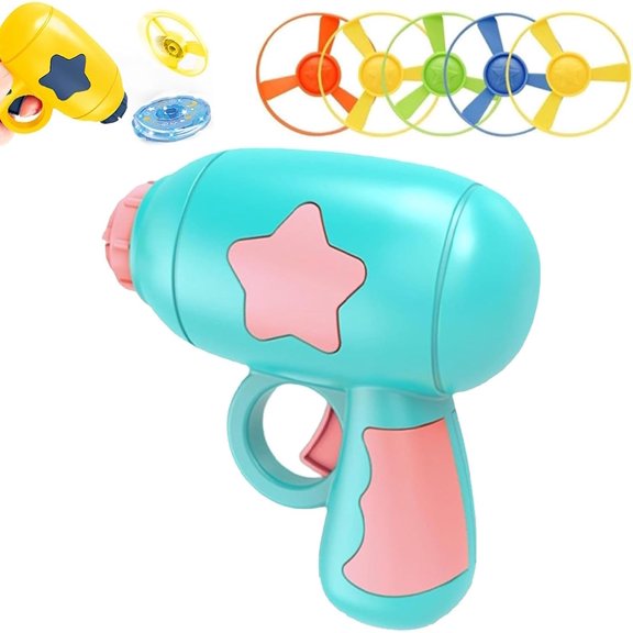 Cat Fetch Toy, Cat Toy Disc Launcher, With Colorful Flying Propellers Set, Interactive Flying Cats Toy With Flying Propellers, Kitten Tracks Toy Cat Playing Tracking Interactive Toys