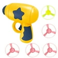 thumbnail image 1 of Cat Fetch Toy, Interactive Flying Cat Toy with 1 Light Up Spinning Tops, 5 Flying Propellers,Kitten Tracks Toy for Training Hunting Chasing(Yellow), 1 of 4