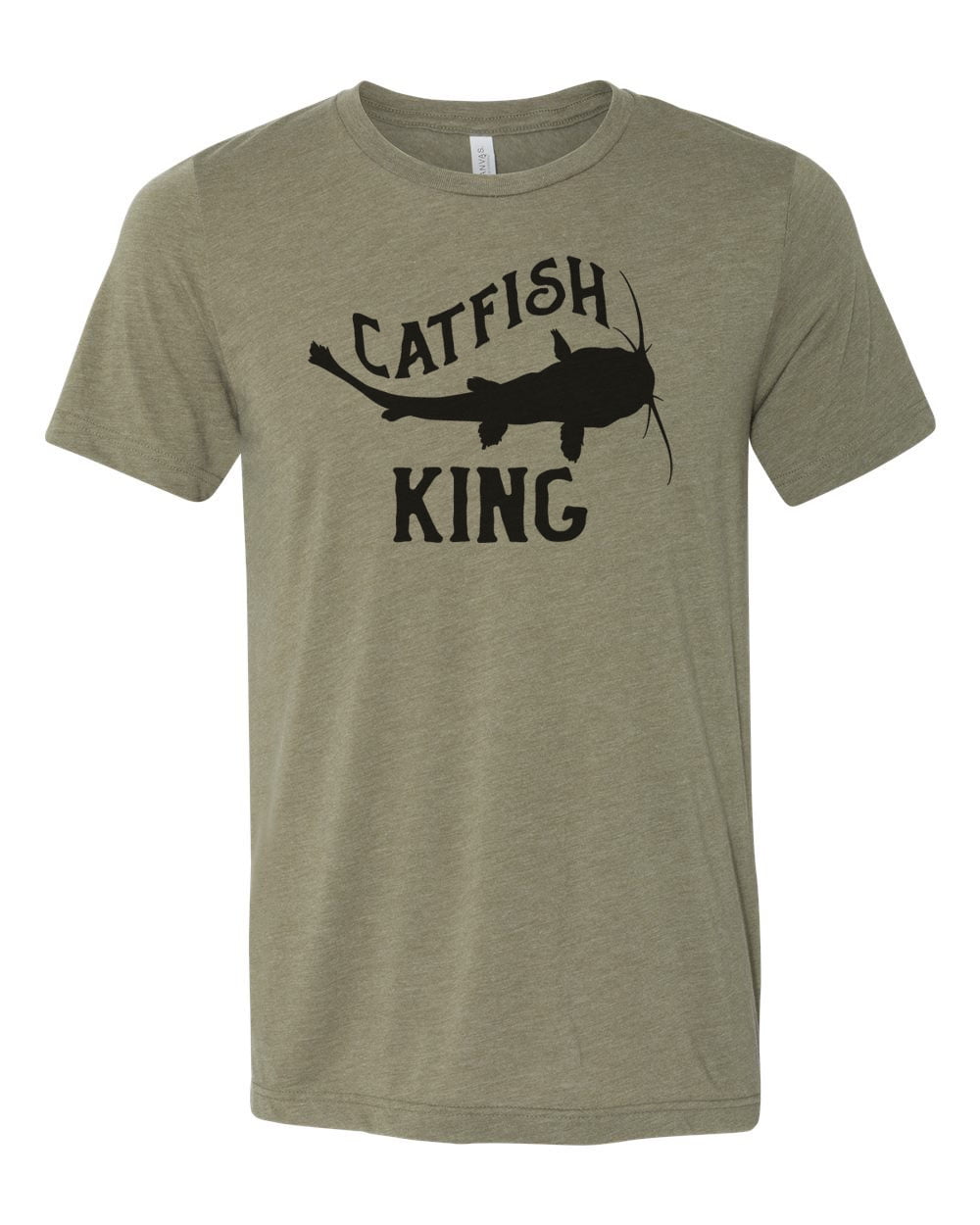 Cat Fishing Shirt, Catfish King, Noodling Shirt, Gift For Fisherman, Fishing  Shirt, Unisex Fit, Fishing Gift, Catfish Shirt, Father's Day, Heather  Olive, LARGE 