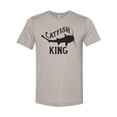 thumbnail image 1 of Cat Fishing Shirt, Catfish King, Noodling Shirt, Gift For Fisherman, Fishing Shirt, Unisex Fit, Fishing Gift, Catfish Shirt, Father's Day, Heather Stone, SMALL, 1 of 1