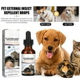 thumbnail image 1 of Cat Flea and Tick Prevention, Cat Flea and Tick, insect Repellent, 1 Fl Oz Bottle, Feline External Pest Control, Home Outdoor Use, Amber Dropper Bottle, 1 Pc, 1 of 8