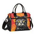 thumbnail image 1 of Cat Flowers Cooler Bag Lunch Bag Soft Cooler Cooling Tote Insulated Lunch Box for Adult Men Women, 1 of 6