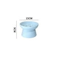 thumbnail image 1 of Cat Food Bowl Ceramic Elevated Cats Small Dogs Slow Feed Bowls Anti-choking Pet Eating Feeders Anti-gulping Puppy Supplies, 1 of 7