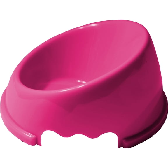 Cat Food Bowl Feeding Flat-Faced Adult Cats Persian British Slanted Pink