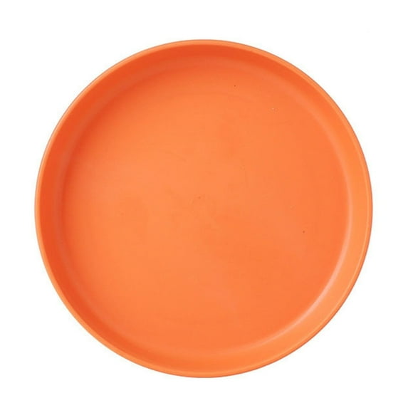 Cat Food Bowl Set,Shallow Cat Bowl for Relief Whisker Fatigue,Small Flat Cats Dish,Shallow Pet Feeding Dish or Plate for Kittens and Small Dogs(5.9Inch,Saffron)