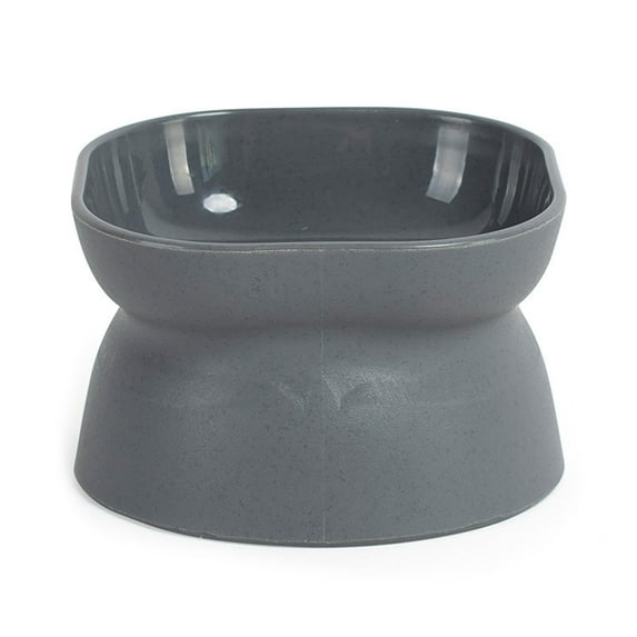 Cat Food Bowls Elevated Cat Bowls for Food and Water with Base Stand Kitty Bowl 10° Raised Single Bowl