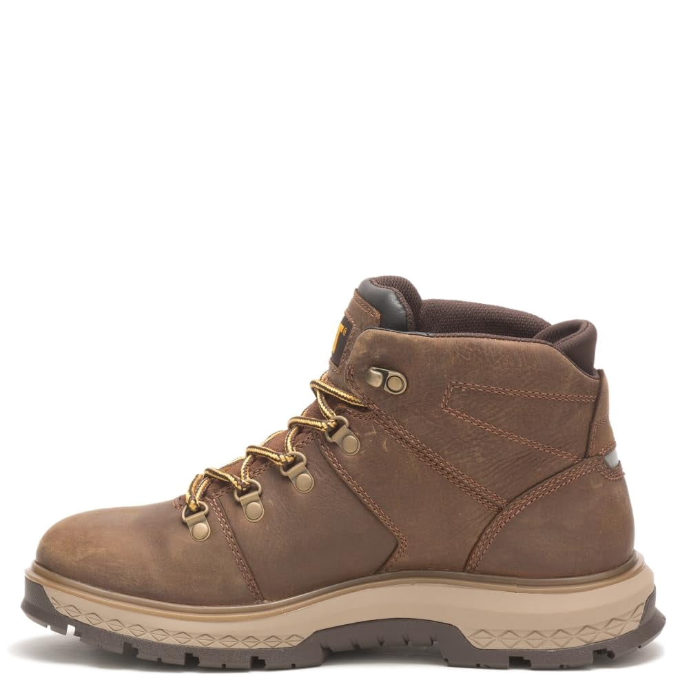 CAT Exposition Hiker S3 WP Botte De Travail - Cuir Imperméable - Bout Acier - Semelle Antidérapante SRC