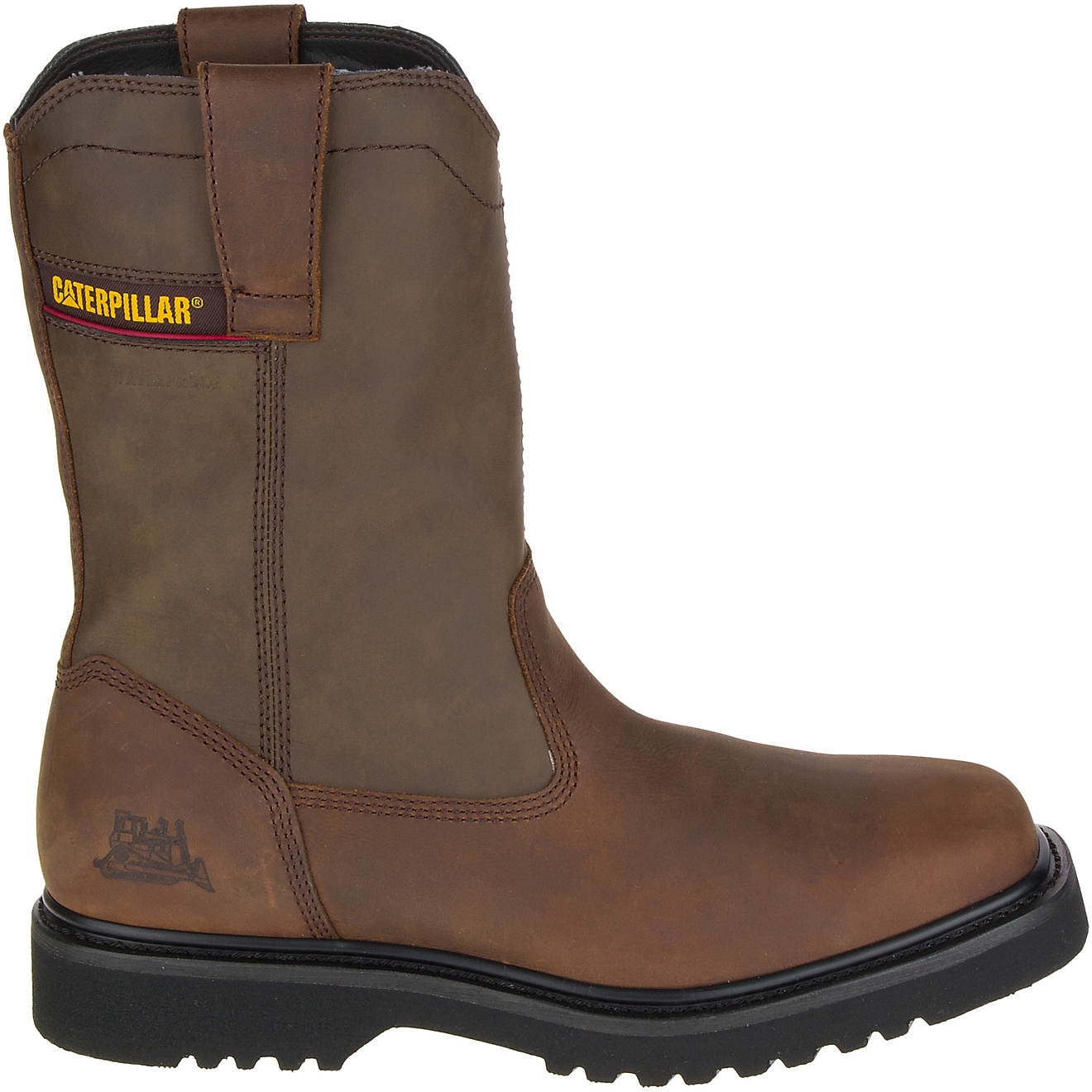 Brown EH Wellington Work Boots for Men by Cat Egypt Ubuy