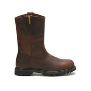 Cat Footwear Men's Revolver Pull-on Soft Toe Work Boot, Brown (11)