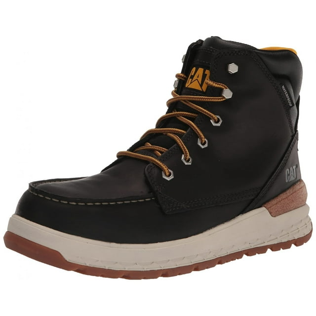Cat Footwear Mens Impact Waterproof Composite Toe Construction Boot FRIAR BROWN