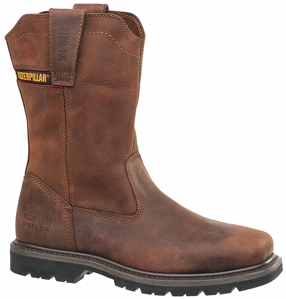 Cat Footwear mens Wellston Steel Toe Dark Brown 10 US Walmart