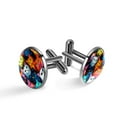 thumbnail image 1 of Cat Formal Dress Shirt Cufflinks Set Made of Stainless Steel, Suitable for Formal Attire, Business Meetings, and Weddings, 1 of 6