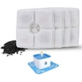 thumbnail image 1 of Cat Fountain Filter Replacement, 4 Packs Cat Water Filters with Three Stage Filtration System DEWEL, 1 of 8