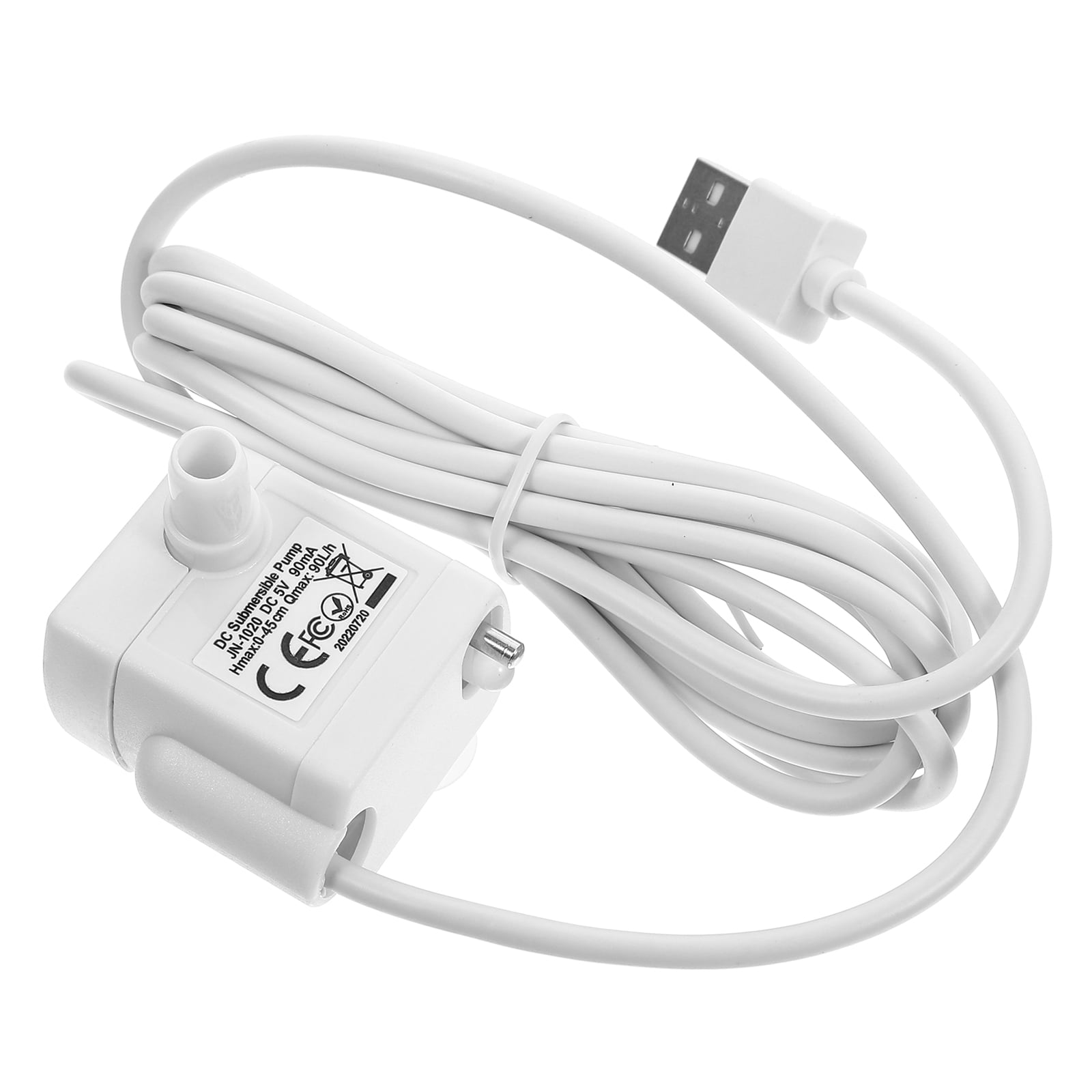 Cat Fountain Pump Replacement with Light Submersible Pet Water Dispenser Pump