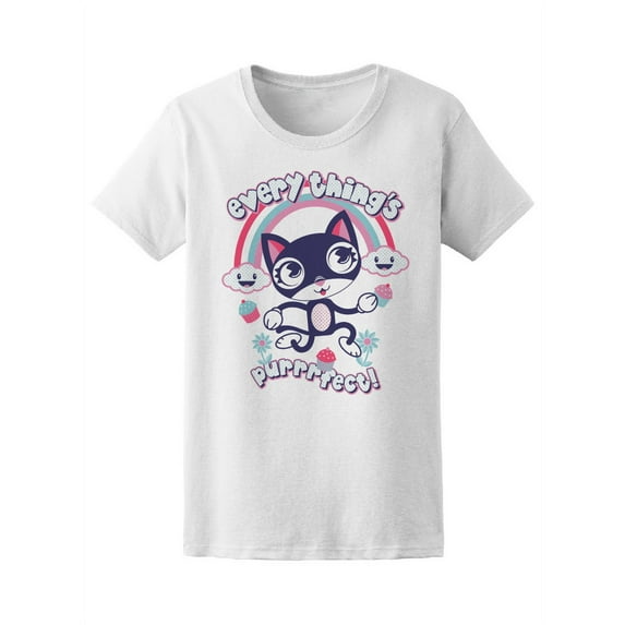 Cat Friends With Rainbow Tee Women's -Image by Shutterstock