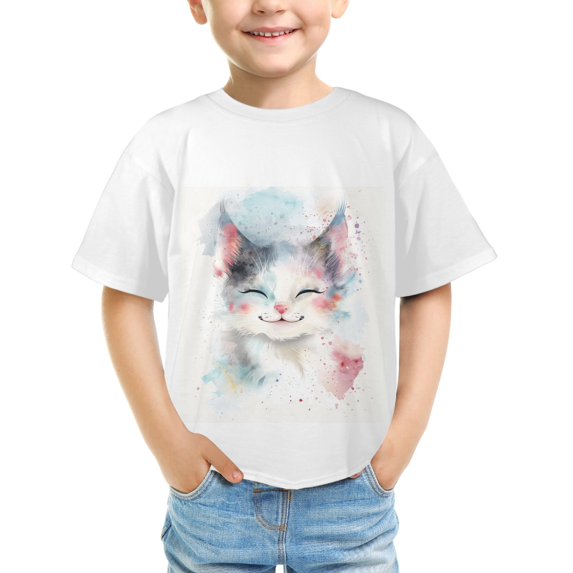 Cat Fun Rainbow Bridge · Girl Rainbow Cat Vitality T-shirt