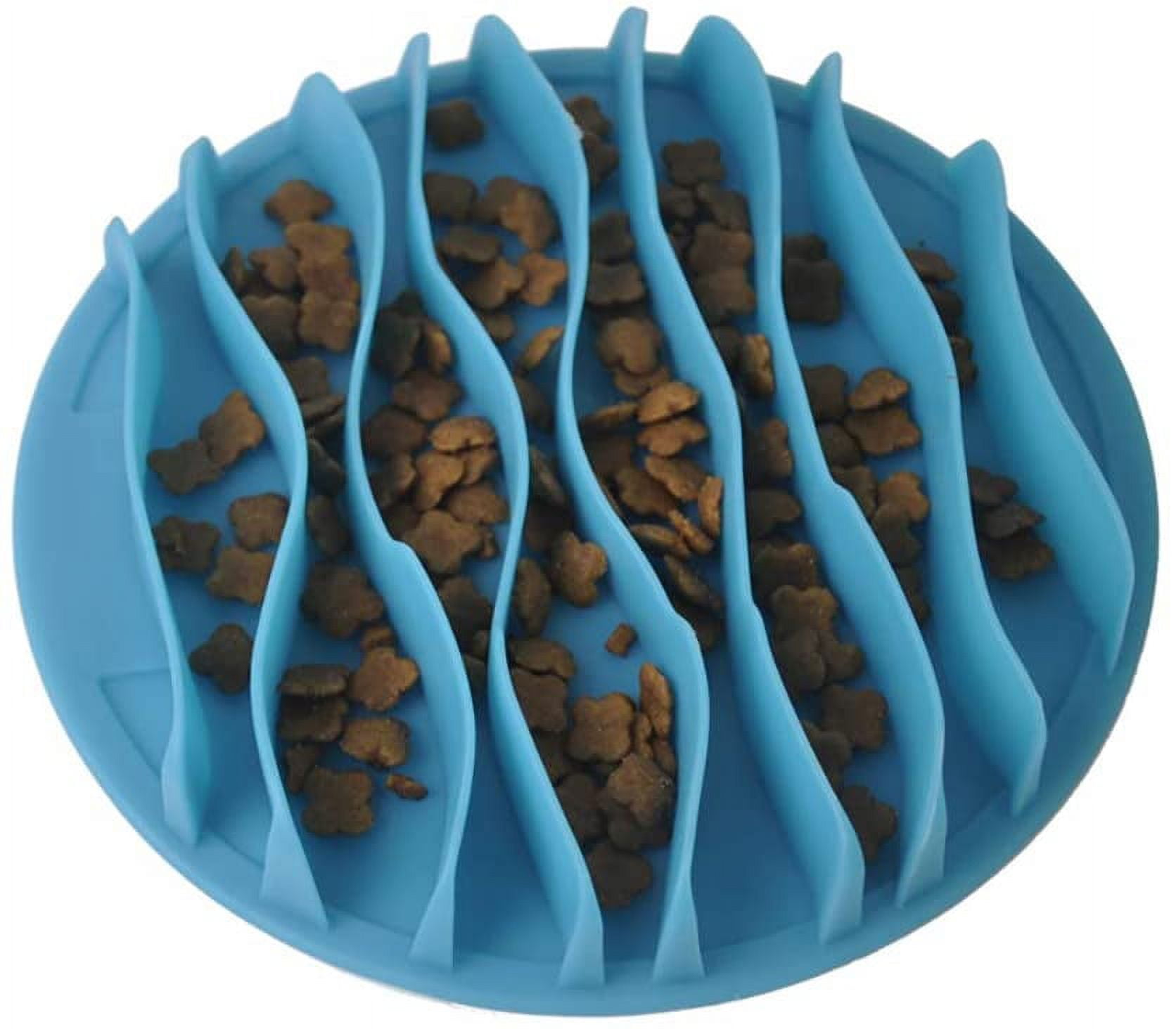 Cat Fun Slow Feeder Bowl Interactive Stop Bloat Pet Dogs Bowl Prevent Choking Healthy Non-Toxic (S:7.5 Inch)