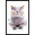 thumbnail image 1 of Cat - Funny Face Wall Poster, 22.375" x 34", Framed, 1 of 2