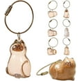 thumbnail image 1 of Cat Fur Storage Bottle Keychain- My Pet's Fur Container,Transparent Cat Hair Storage Box Pendants,Capsule Toys Pet Hair Container,Collection Cat Hair Keychain Bottle,Pet Memorial Gifts Accessories, 1 of 10