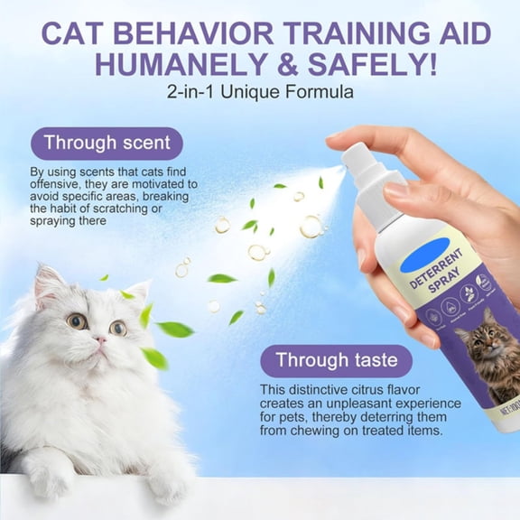 Cat for Furniture Cat for Scratching 3.4 Ounce Anti Scratch Cat No Scratch for Cats Anti Cat Scratch Furniture Protector for Indoor and Home Use 1 Pack