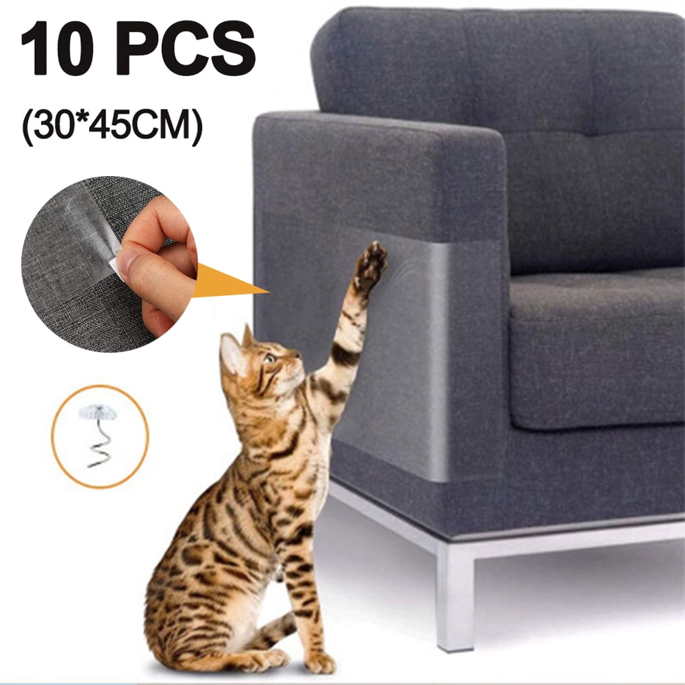 View of Cat Furniture Protection Stickers, Cat and Dog Paw Self adhesive Pads ...