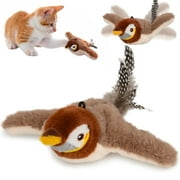 Cat Games,Flapping Bird Toy Cat,Flying Bird Toy For Cat,Interactive Cat Games,Prevent Boredom,Stimulate Hunting Instinct,Relieve Loneliness