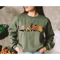 thumbnail image 1 of Cat Ghost Sweatshirt, Cat Lover, Cat Sweatshirt, Ghost Sweatshirt, 1 of 2