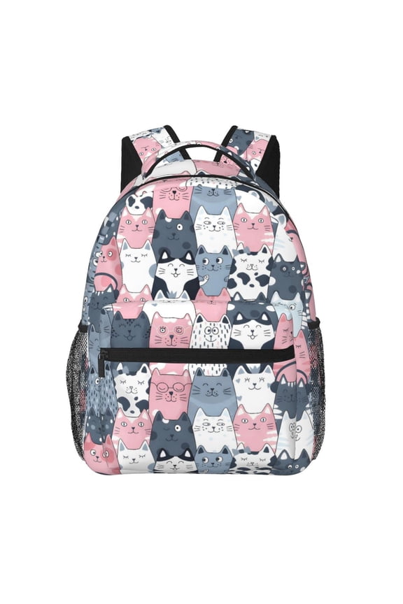 Cat Gift For Cats Lovers Backpack Lightweight Rucksack Travel Bag for Men and Women
