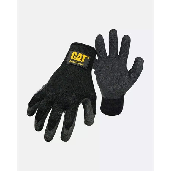 Cat Gloves CAT017400J Extra Large Cotton Latex-Coated Palm Gloves