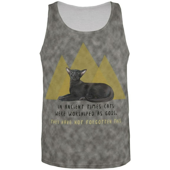 Cat Gods All Over Adult Tank Top - Medium