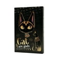 thumbnail image 1 of Cat Are Gods The Egyptian Cat Goddesses Series Notebook, Foldable Three Panel Design With Intricate Feline Motifs, Portable Journal For Daily Notes And Creative Writing, 1 of 5