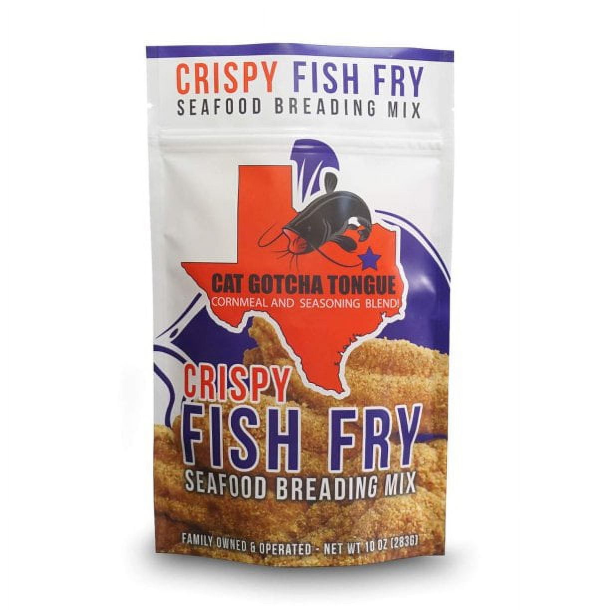 Cat Gotcha Tongue Fish Fry Cornmeal & Seasoning Blend for Seafood