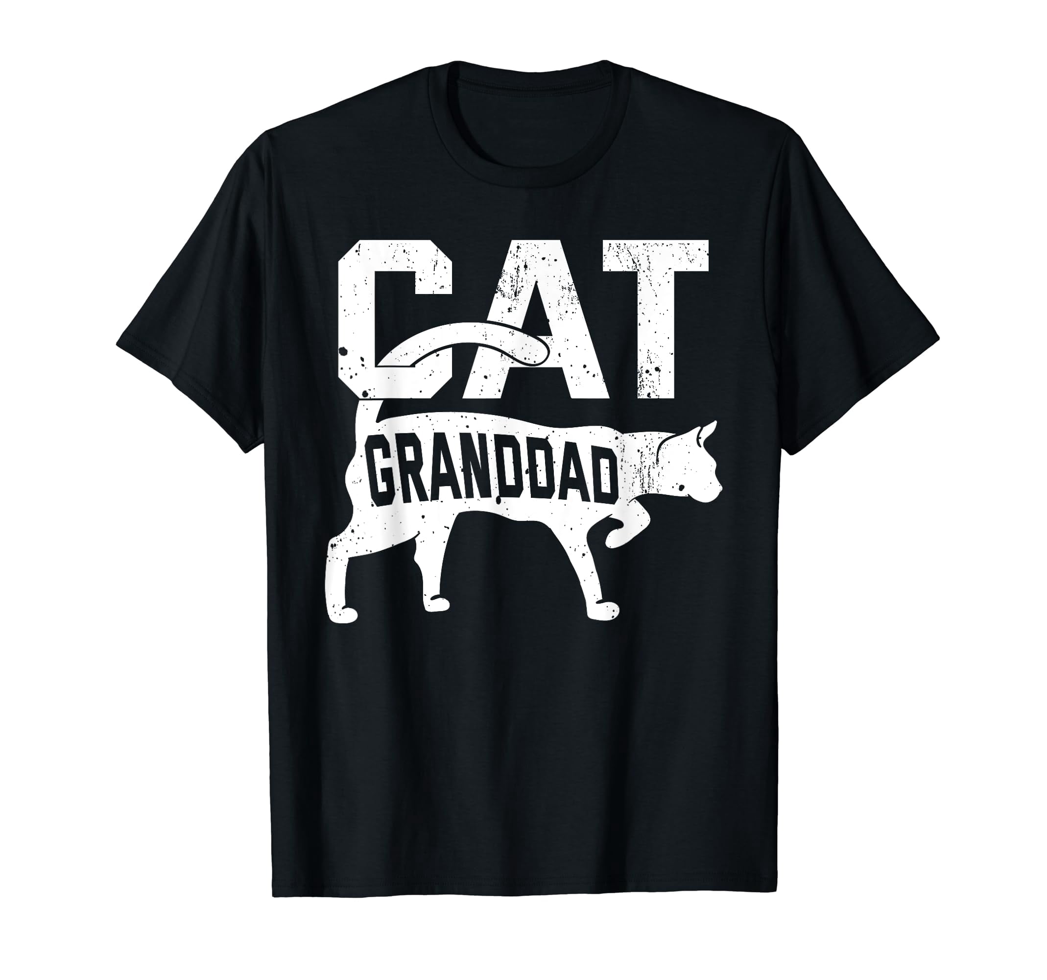 Cat Granddad Graphic T-Shirt for Pet Lovers - Perfect Father's Day Gift ...