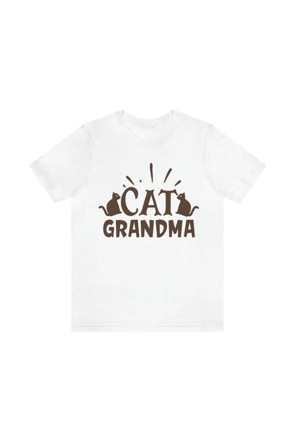 Cat Grandma Unisex Jersey Short Sleeve Tee