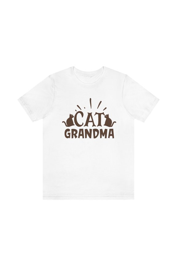 Cat Grandma Unisex Jersey Short Sleeve Tee