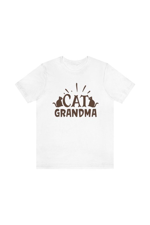 Cat Grandma Unisex Jersey Short Sleeve Tee