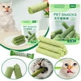 thumbnail image 1 of Cat Grass Sticks, Delicious Cat Grass Teething Stick Edible Cats Chew Toy Cat Treats Snack for Teeth Cleaning and Hairball Removal, 1 of 5