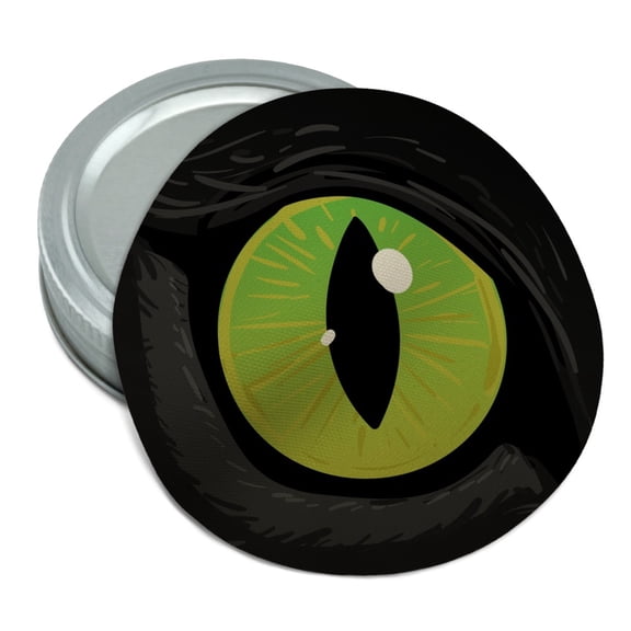 Cat Green Eye Round Rubber Non-Slip Jar Gripper Lid Opener