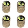 thumbnail image 1 of Cat Green Eye Tire Rim Wheel Aluminum Valve Stem Caps, Multiple Colors, 1 of 1