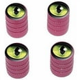 thumbnail image 1 of Cat Green Eye Tire Rim Wheel Aluminum Valve Stem Caps, Multiple Colors, 1 of 1