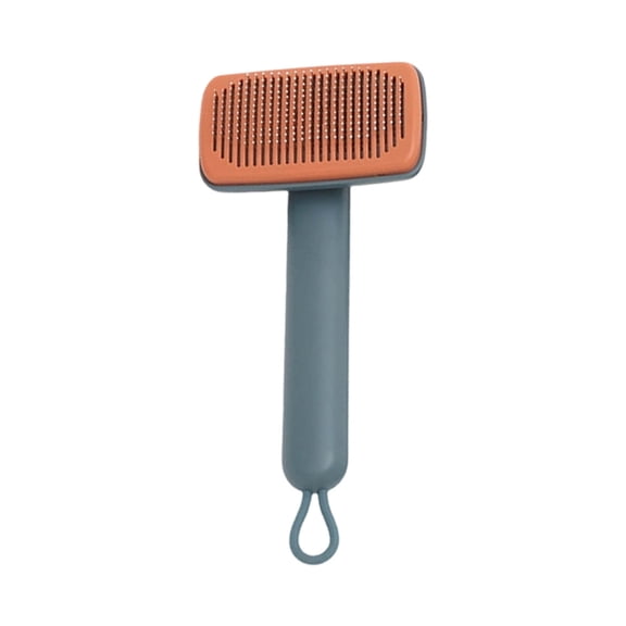 Cat Grooming Brush Efficient Hair Removal Comb for Long and Short Haired Cats Deshedding Tool with Metal Needles