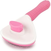 Cat Grooming Brush,One-Click Hair Removal Comb,Ergonomic Handle, Gentle Deshedding Tool for Cats & Dogs,Effective Fur Cleaning,1pcs.