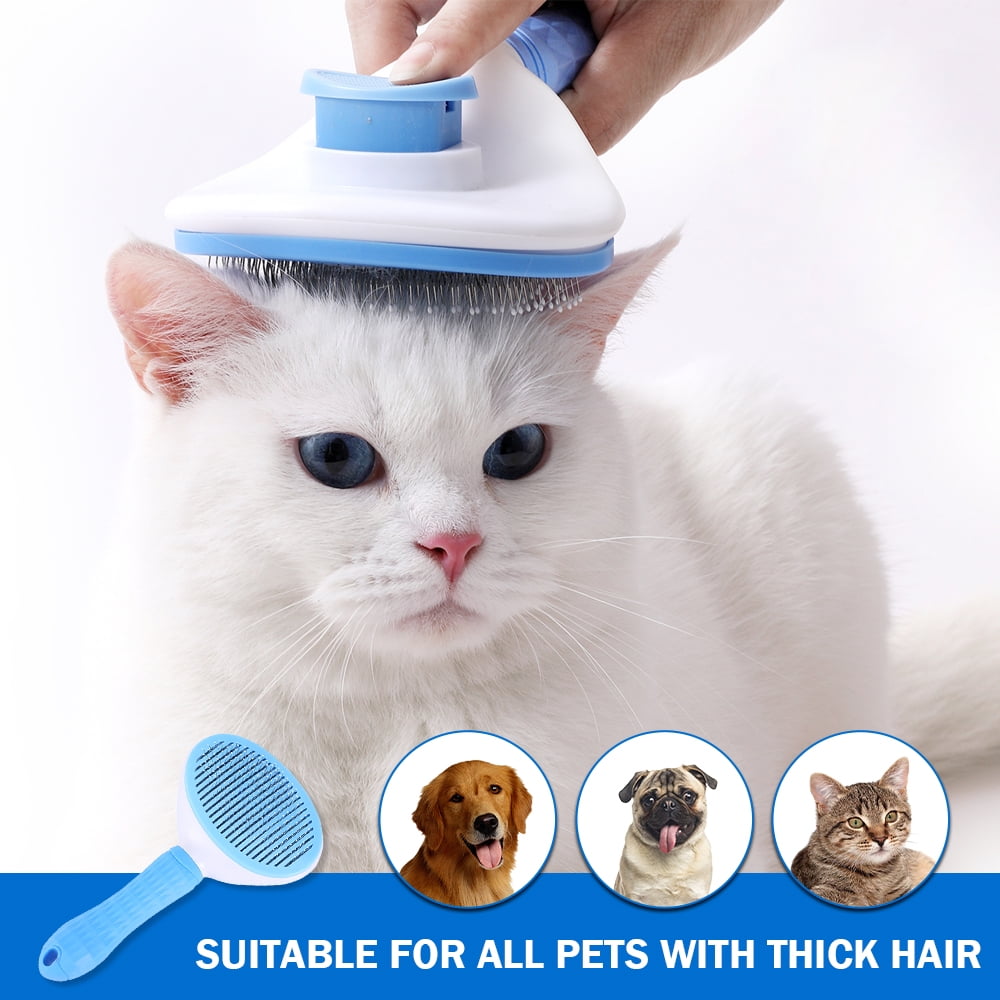 Cat Grooming Cat Hair Mat Best Dematting Comb 2-in-1 Cat Brush For